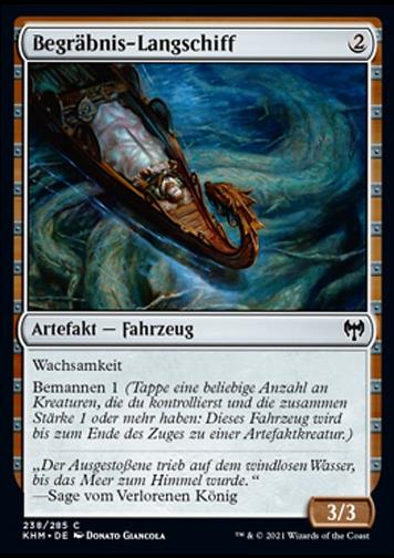 Begräbnis-Langschiff (Funeral Longboat)